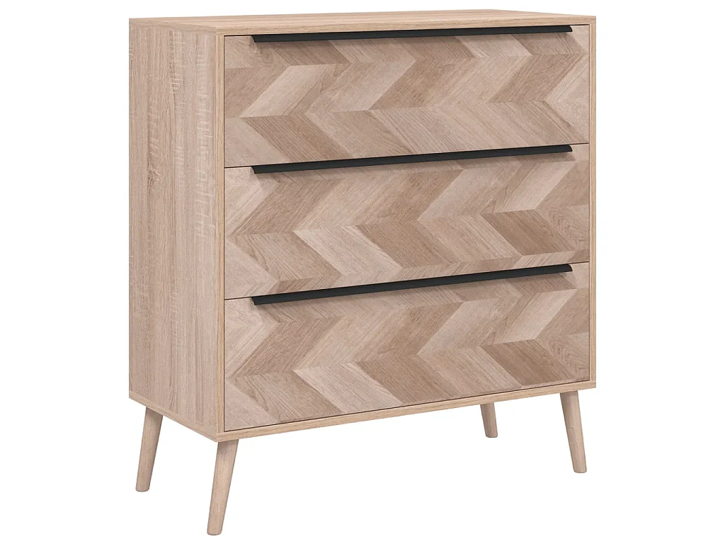 Dressoir Lusk 03A 80x38,5x87 cm sonoma eikenkleurig