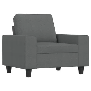 Fauteuil 60 cm stof donkergrijs Fauteuil 60 cm stof donkergrijs