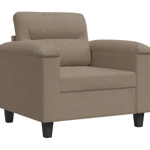 Fauteuil 60 cm microvezelstof taupe Fauteuil 60 cm microvezelstof taupe