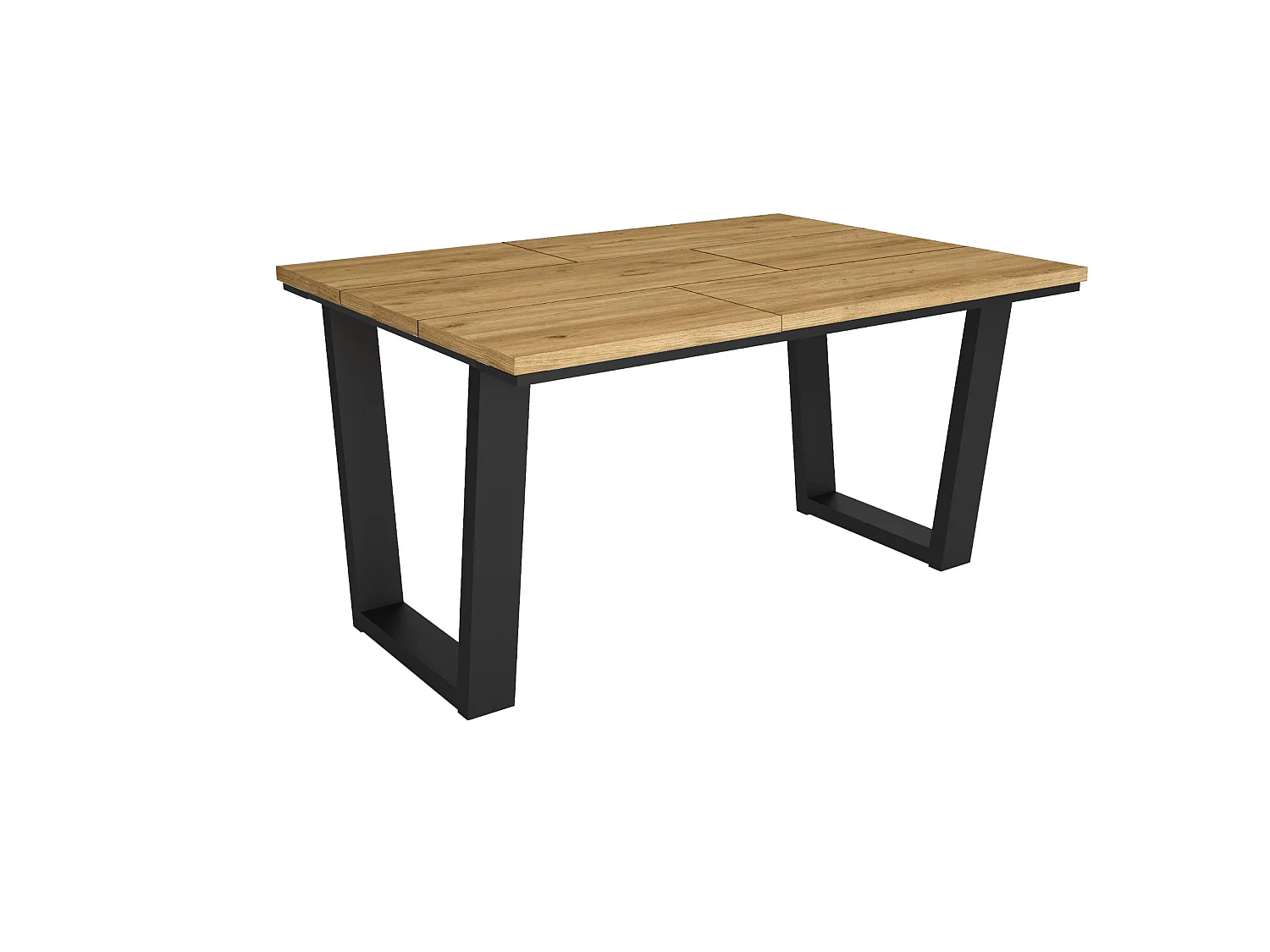 Eettafel, 140x90x74cm, Voor 6 personen, Dining Table, Eiken