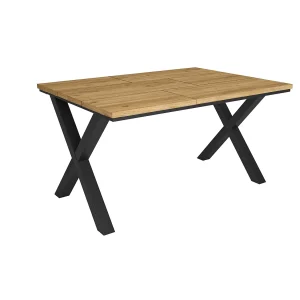 Eettafel, 140x90x74cm, Voor 6 personen, Dining Table, Eiken Eettafel, 140x90x74cm, Voor 6 personen, Dining Table, Eiken
