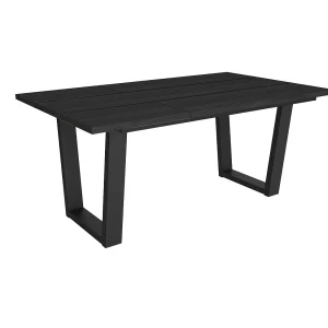 Eettafel, 167x90x74cm, Voor 8 personen, Dining Table, Zwart Eettafel, 167x90x74cm, Voor 8 personen, Dining Table, Zwart