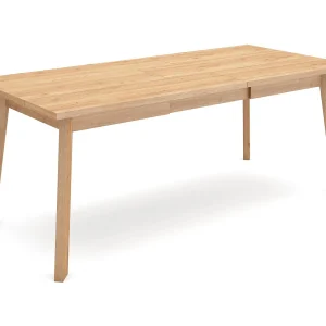 Eettafel, 194x90x75cm, Voor 10 personen, Houten poten, Eiken Eettafel, 194x90x75cm, Voor 10 personen, Houten poten, Eiken