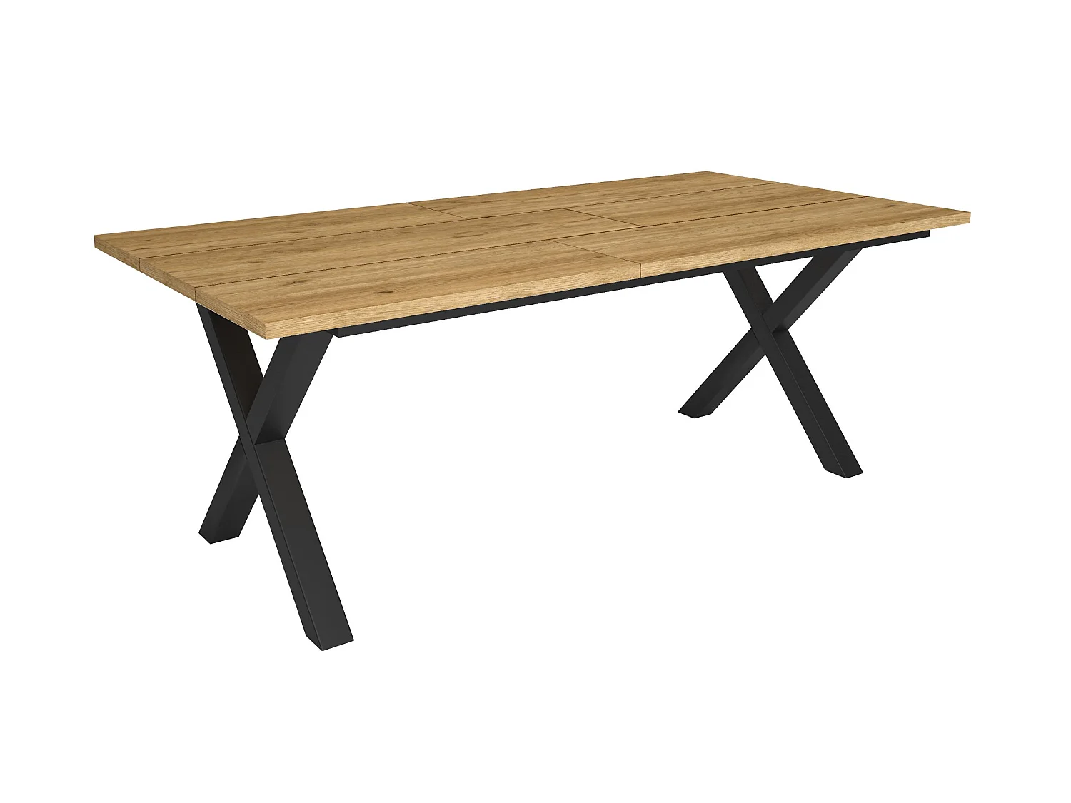 Eettafel, 194x90x74cm, Voor 10 personen, Dining Table, Eiken