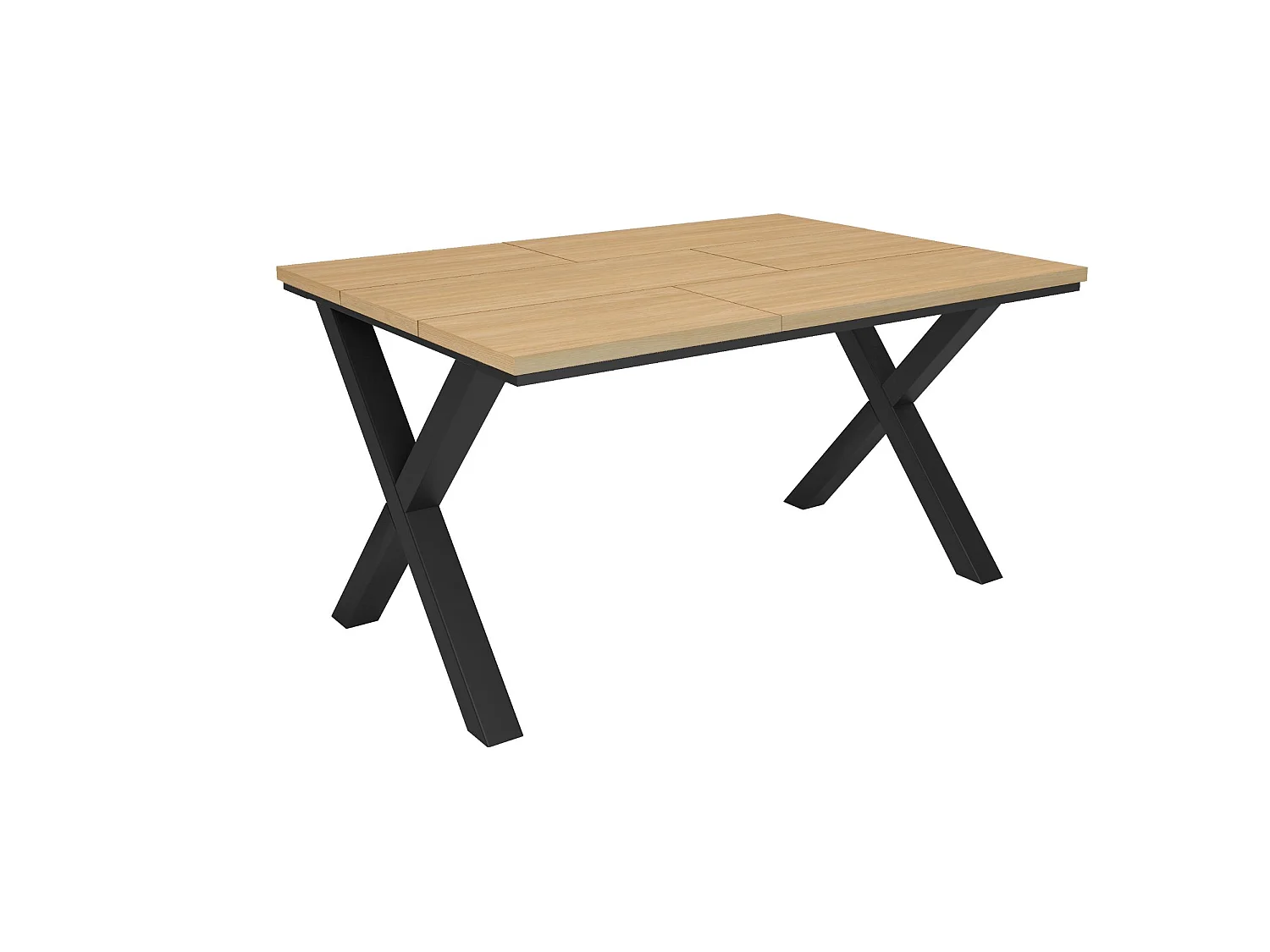 Eettafel, 140x90x74cm, Voor 6 personen, Dining Table, Eiken soft