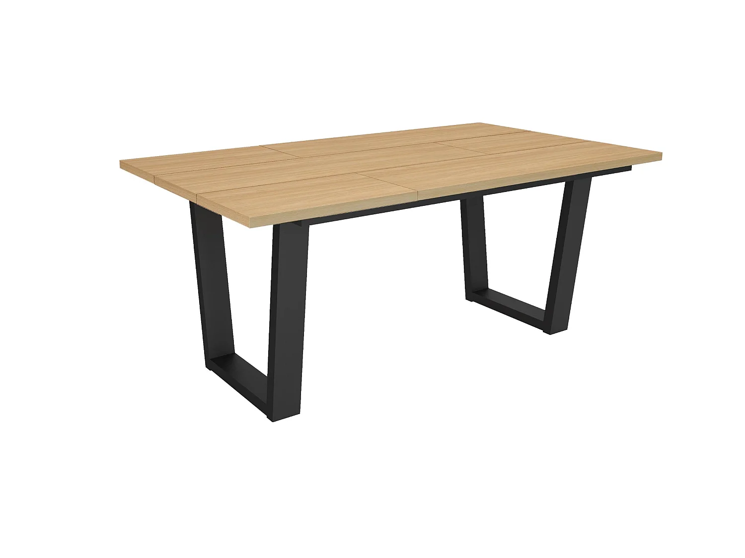 Eettafel, 167x90x74cm, Voor 8 personen, Dining Table, Eiken soft