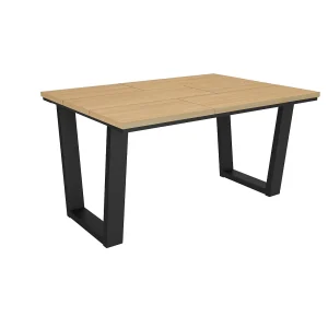 Eettafel, 140x90x74cm, Voor 6 personen, Dining Table, Eiken soft Eettafel, 140x90x74cm, Voor 6 personen, Dining Table, Eiken soft