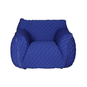 Fauteuil 113x82x102 cm blauw nua n25-b Fauteuil 113x82x102 cm blauw nua n25-b