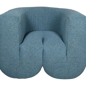 Fauteuil 100x75x85 cm blauw grijs zwart Nua N88-100-10 Fauteuil 100x75x85 cm blauw grijs zwart Nua N88-100-10