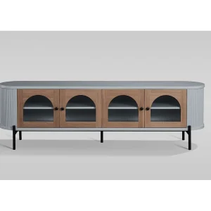 Dressoir 200x60x40 cm grijs stijlvol st382