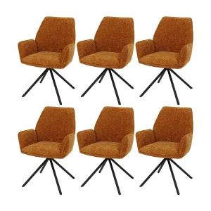 Eetkamerstoel MCW-G67 (set van 6), mosterdgeel Eetkamerstoel MCW-G67 (set van 6), mosterdgeel