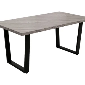 Eettafel MCW-O61,  marmerlook grijs