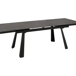 Eettafel MCW-O59,  marmerlook grijs
