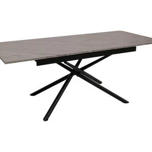 Eettafel MCW-O57,  marmerlook grijs