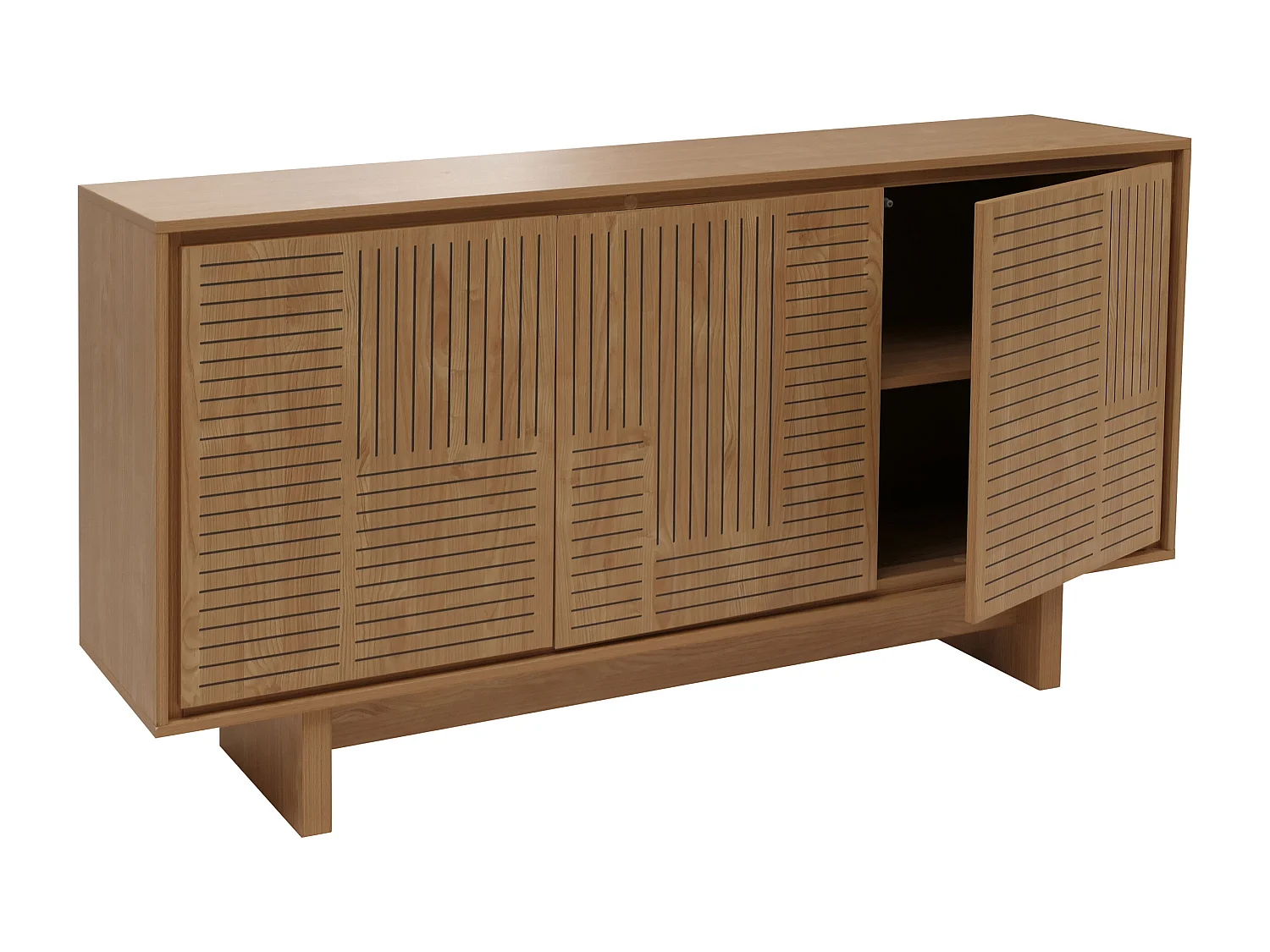 Dressoir MCW-O35, elme naturel