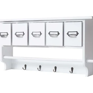 Garderobe MCW-C49, wit Garderobe MCW-C49, wit