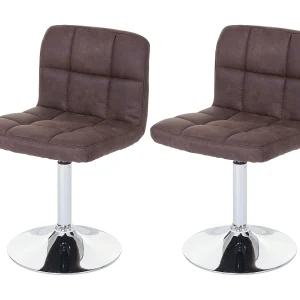 EetkamerstoelCadiz (set van 2),  vintage donkerbruin