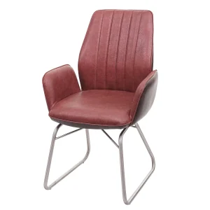 Eetkamerstoel MCW-G73, bruin suède look Eetkamerstoel MCW-G73, bruin suède look