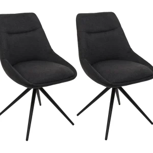 Eetkamerstoel MCW-M65, antraciet Eetkamerstoel MCW-M65, antraciet