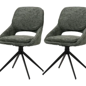 Eetkamerstoel MCW-N73 (set van 2), groen Eetkamerstoel MCW-N73 (set van 2), groen
