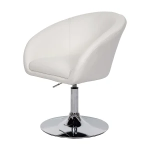 Eetkamerstoel MCW-F19, kunstleer wit Eetkamerstoel MCW-F19, kunstleer wit