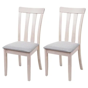 Eetkamerstoel MCW-G46 (set van 2), licht frame, grijs Eetkamerstoel MCW-G46 (set van 2), licht frame, grijs