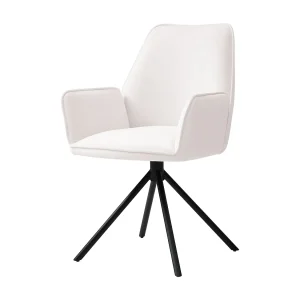 Eetkamerstoel MCW-G67, crème-beige, poten zwart Eetkamerstoel MCW-G67, crème-beige, poten zwart