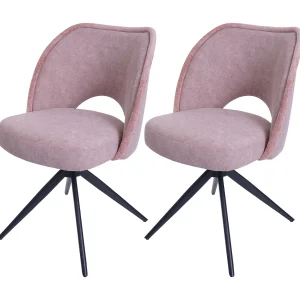 Eetkamerstoel MCW-N72 (set van 2), roze Eetkamerstoel MCW-N72 (set van 2), roze