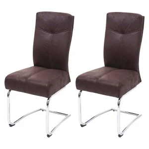 Eetkamerstoel MCW-G56 (set van 2), bruin Eetkamerstoel MCW-G56 (set van 2), bruin