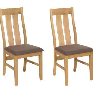 Eetkamerstoel MCW-M58 (set van 2), lichtgekleurd frame, taupe Eetkamerstoel MCW-M58 (set van 2), lichtgekleurd frame, taupe