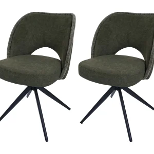Eetkamerstoel MCW-N72 (set van 2), groen Eetkamerstoel MCW-N72 (set van 2), groen