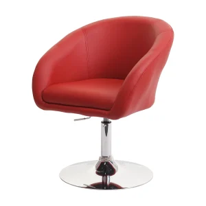 Eetkamerstoel MCW-F19, kunstleer rood Eetkamerstoel MCW-F19, kunstleer rood