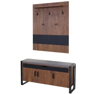 Garderobe met zitbank MCW-A27