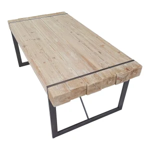 Eettafel MCW-A15,  naturelkleurig 80x180x90cm