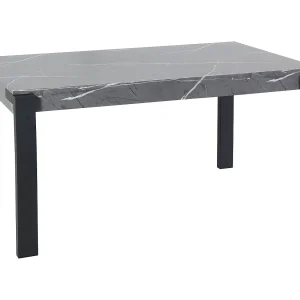 Eettafel MCW-L53,  marmer look grijs
