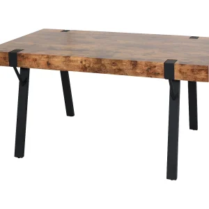 Eettafel MCW-L54,  donker wild eiken