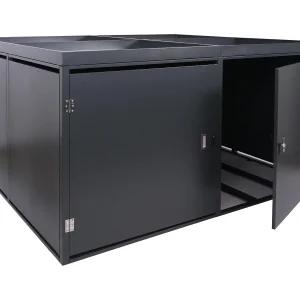 Fietsgarage voor 4 fietsen MCW-L56b, antraciet Fietsgarage voor 4 fietsen MCW-L56b, antraciet