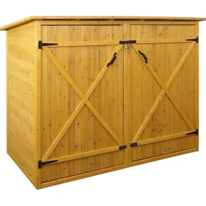 Fietsenstalling voor 1 fiets MCW-H60, bruin Fietsenstalling voor 1 fiets MCW-H60, bruin