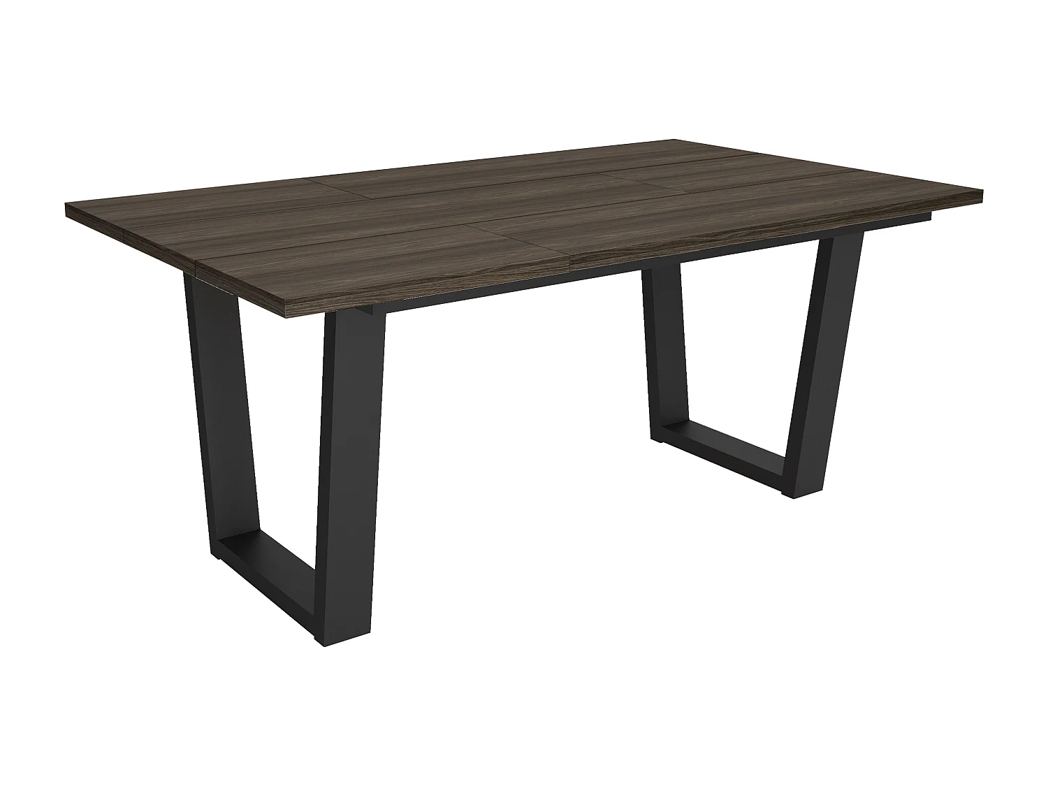 Eettafel, 167x90x74cm, Voor 8 personen, Dining Table, Donkere eik
