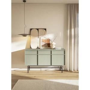 Driedeurs dressoir – 154 cm – met laden en frame – saliegroen – EVO Driedeurs dressoir – 154 cm – met laden en frame – saliegroen – EVO