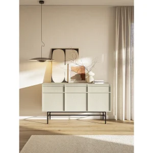 Driedeurs dressoir – 154 cm – met laden en frame – crème – EVO Driedeurs dressoir – 154 cm – met laden en frame – crème – EVO