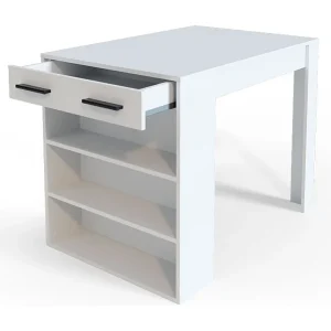 Eetkamertafel wit 67x100x77.5 repose Eetkamertafel wit 67x100x77.5 repose