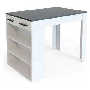 Eetkamertafel antraciet/wit 67x100x77.5 repose Eetkamertafel antraciet/wit 67x100x77.5 repose