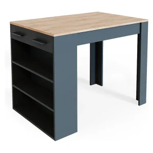 Eetkamertafel antraciet/gouden eik 67x100x77.5 repose Eetkamertafel antraciet/gouden eik 67x100x77.5 repose