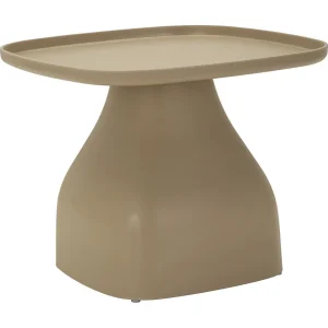 Duifgrijze kunststof tafel 48x48x38 cm Duifgrijze kunststof tafel 48x48x38 cm