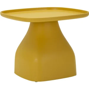 Gele kunststof tafel 48x48x38 cm Gele kunststof tafel 48x48x38 cm