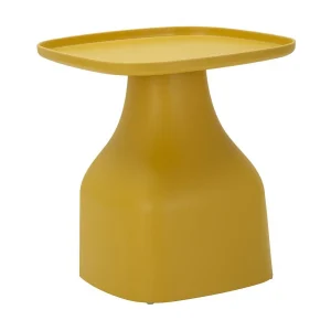 Gele kunststof tafel 48x48x50 cm Gele kunststof tafel 48x48x50 cm