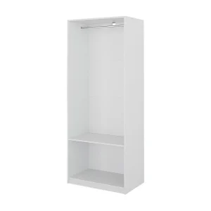 Garderobe wit 80x50x200 elmo