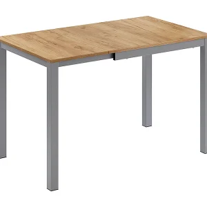 Eettafel eiken/grijs 120x70x76 granny