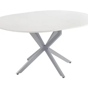 Eettafel wit/grijs 120x120x76.5 loyd Eettafel wit/grijs 120x120x76.5 loyd
